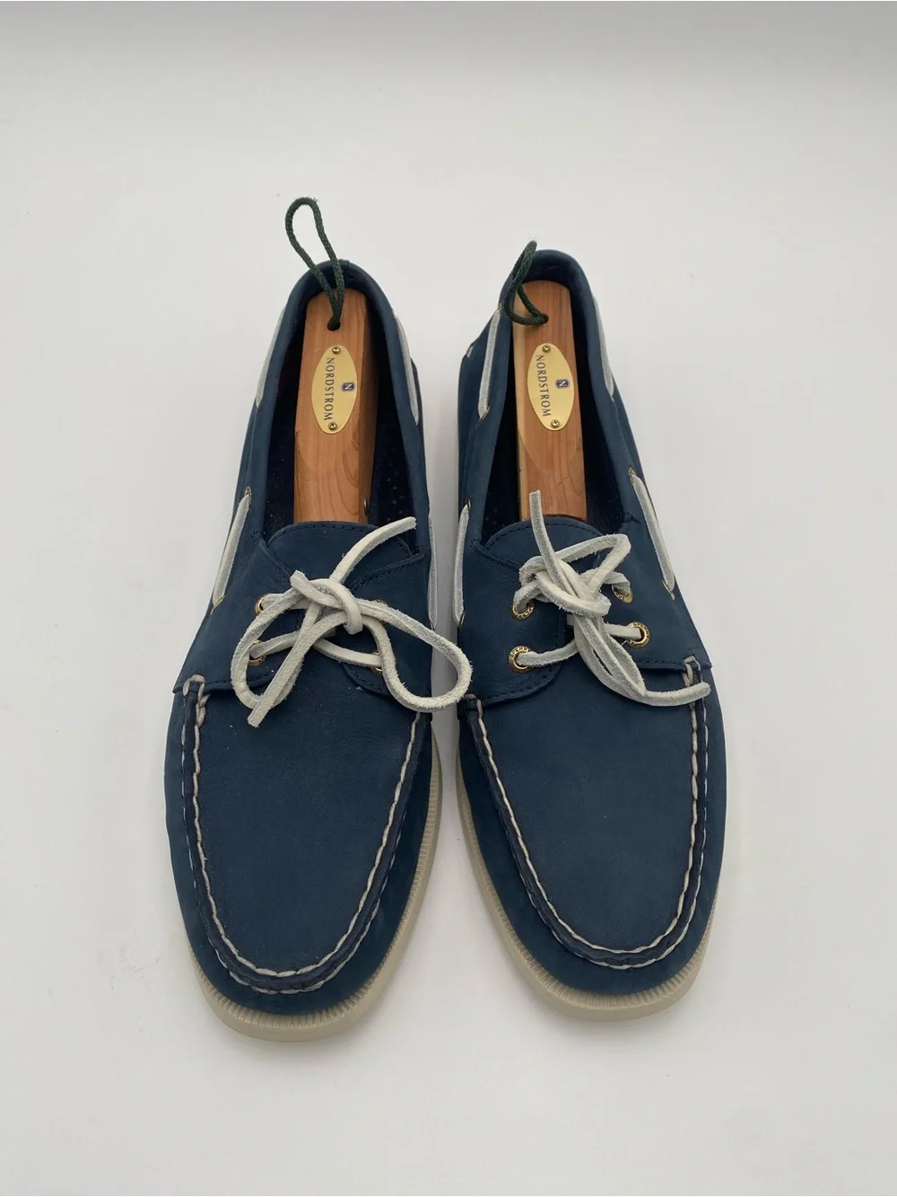 Sperry Men’s Blue Boat Shoes Lace Up Round Toe Logo US 11